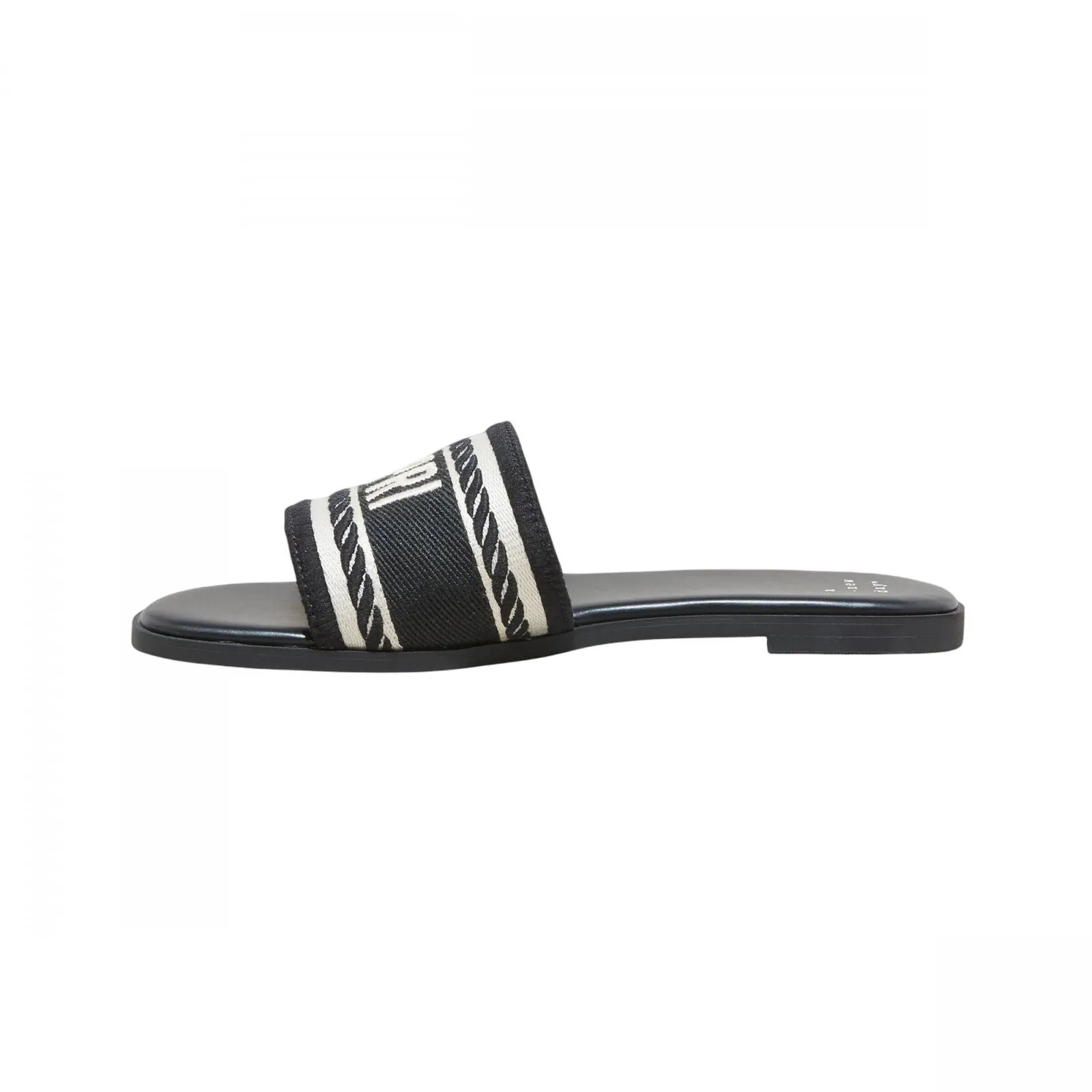 A New Day Womens Capri Nat Slide Sandals 89279352 Black 7M
