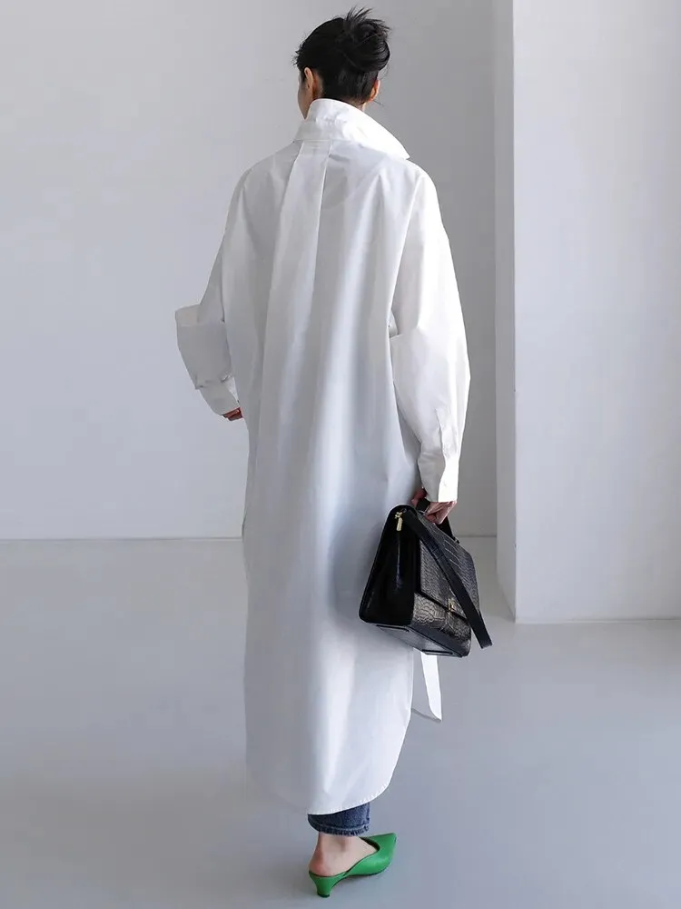 Anastasia Casual Long Oversized Blouse