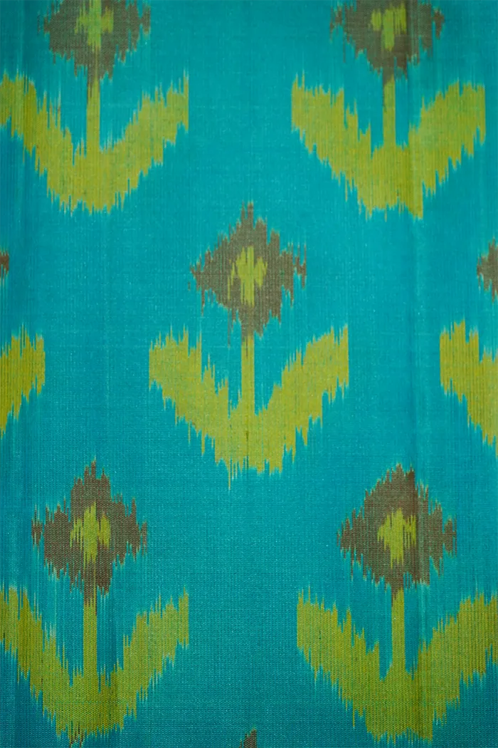 AQUA BLUE WITH PURPLE SOFT SILK SAREE