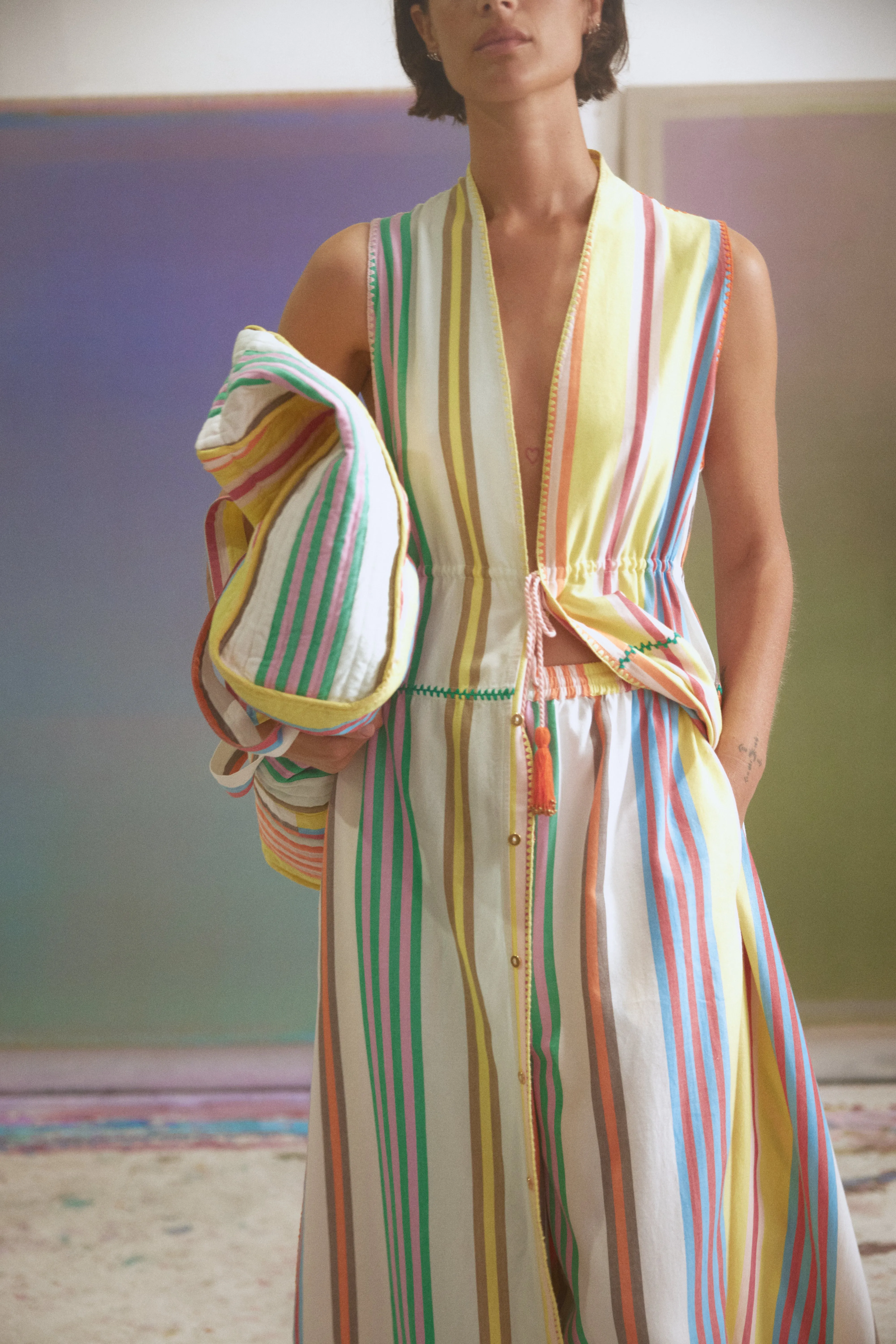 Babylon Heraklion Stripe Dress