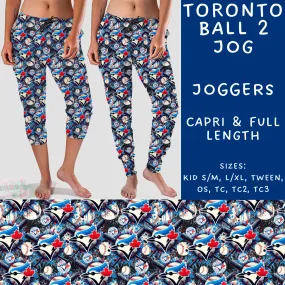 Batch #296 - Strike Out - Closes 2/28 - ETA late April - Toronto Ball 2 Full and Capri Length Joggers