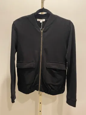 Cinched Waistband Patch Pocket Jacket