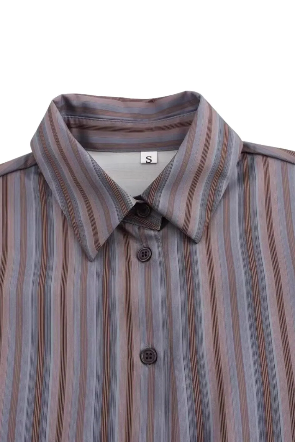‘Claire’ Casual Striped Long Sleeve Shirt
