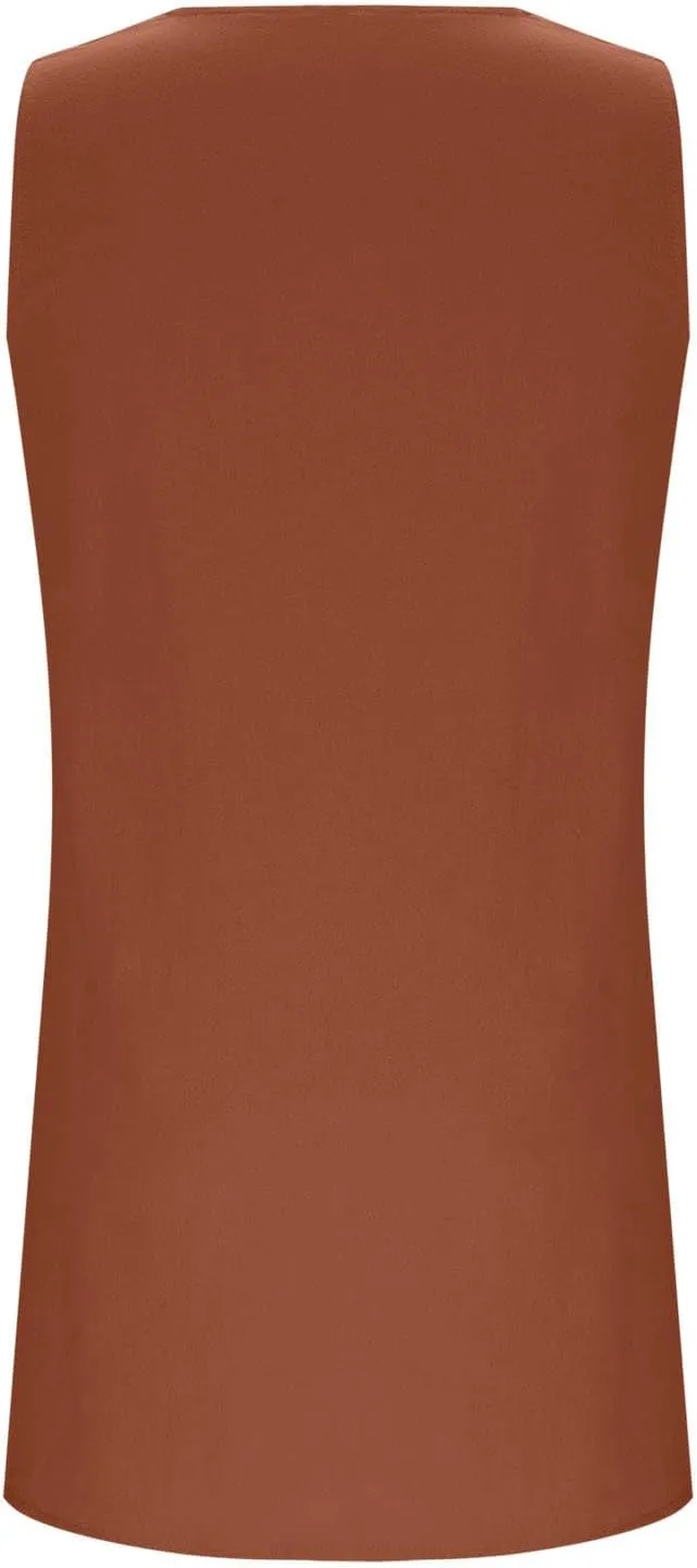 Cotton Linen Tank Dress for Women Sleeveless V Neck Beach Tshirt Sundress 2025 Summer Solid Lightweight Mini Dresses