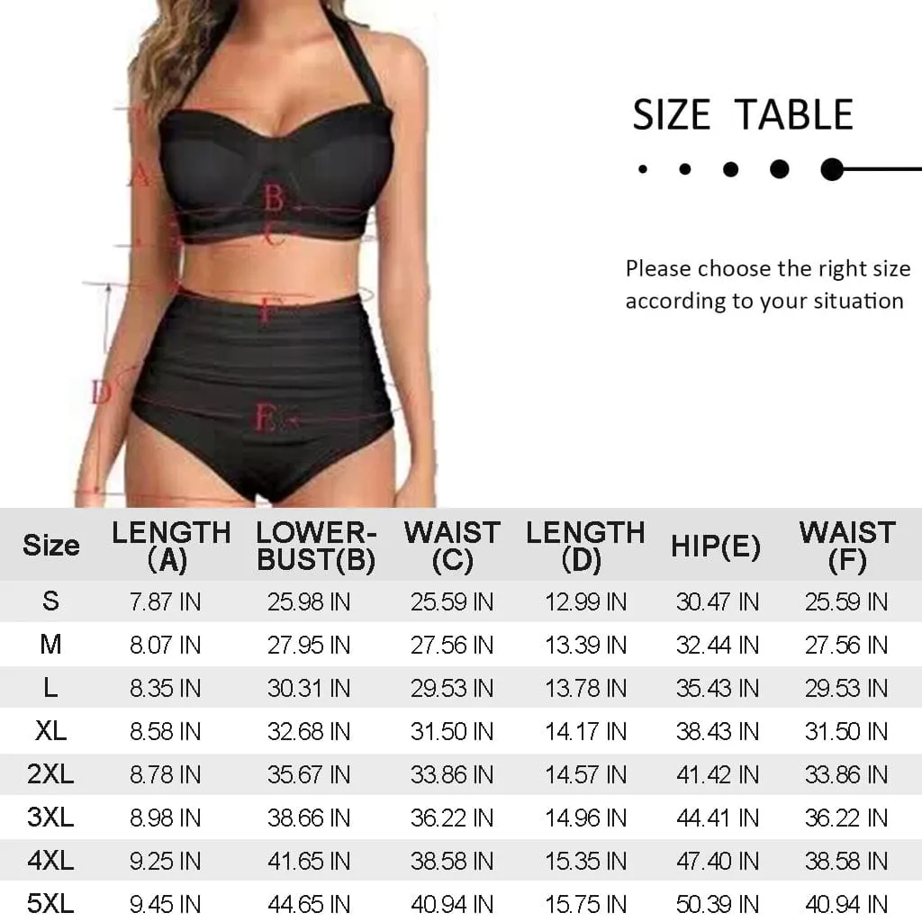 Custom Face American Flag Women's Bikini Swimsuit Long Short Kimono Chiffon Blouse Set