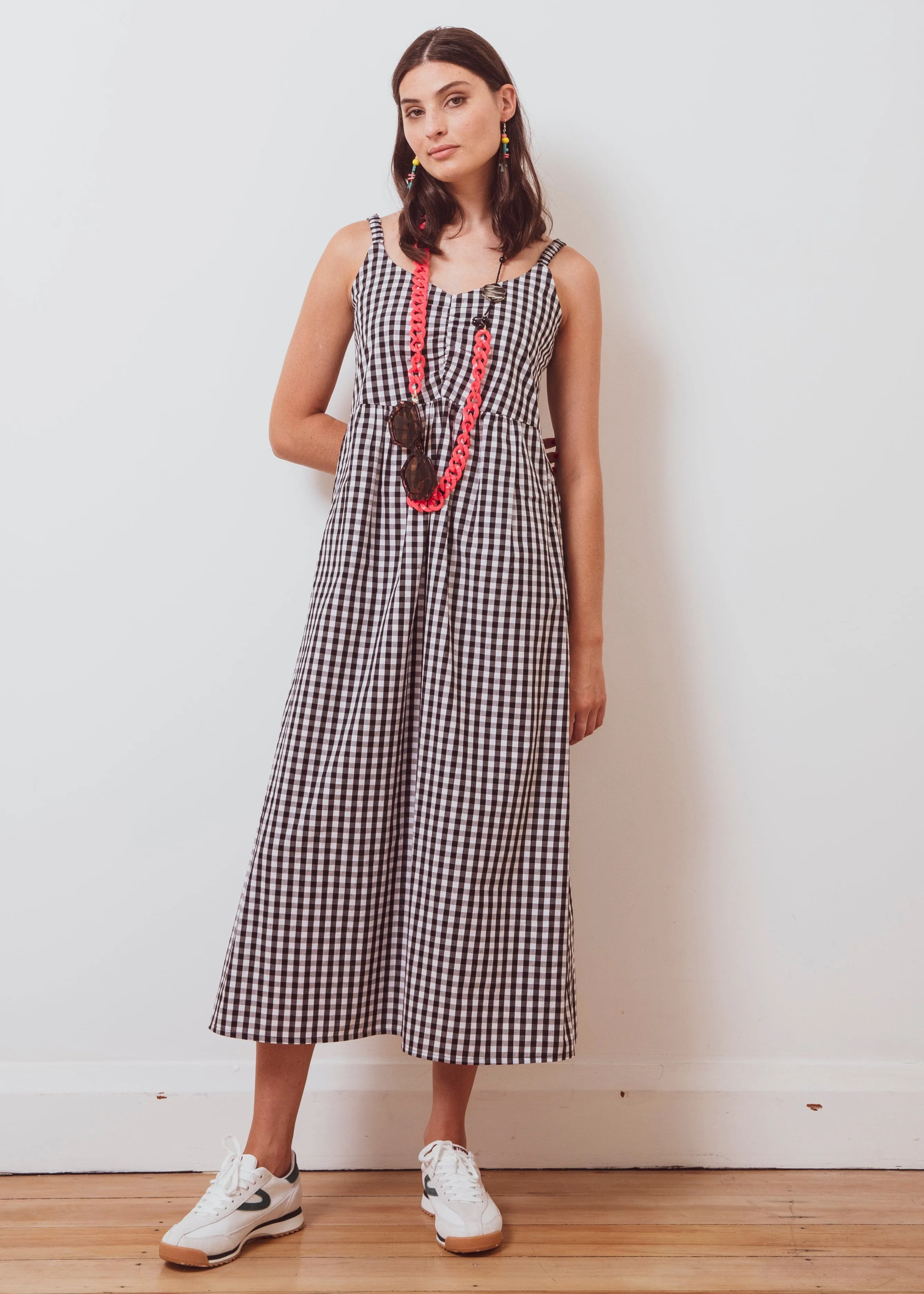Dalston Gidget Dress Black Check