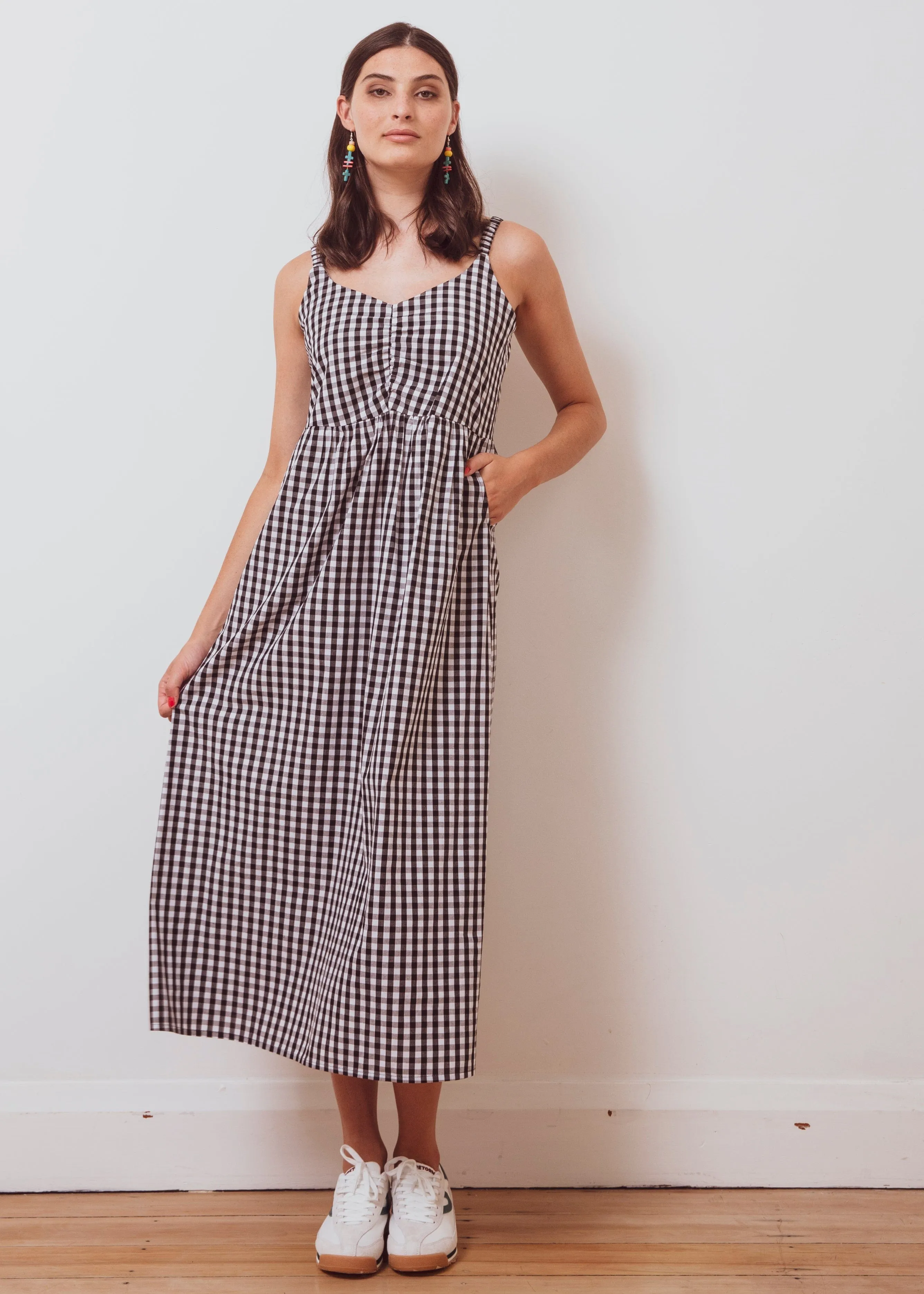 Dalston Gidget Dress Black Check