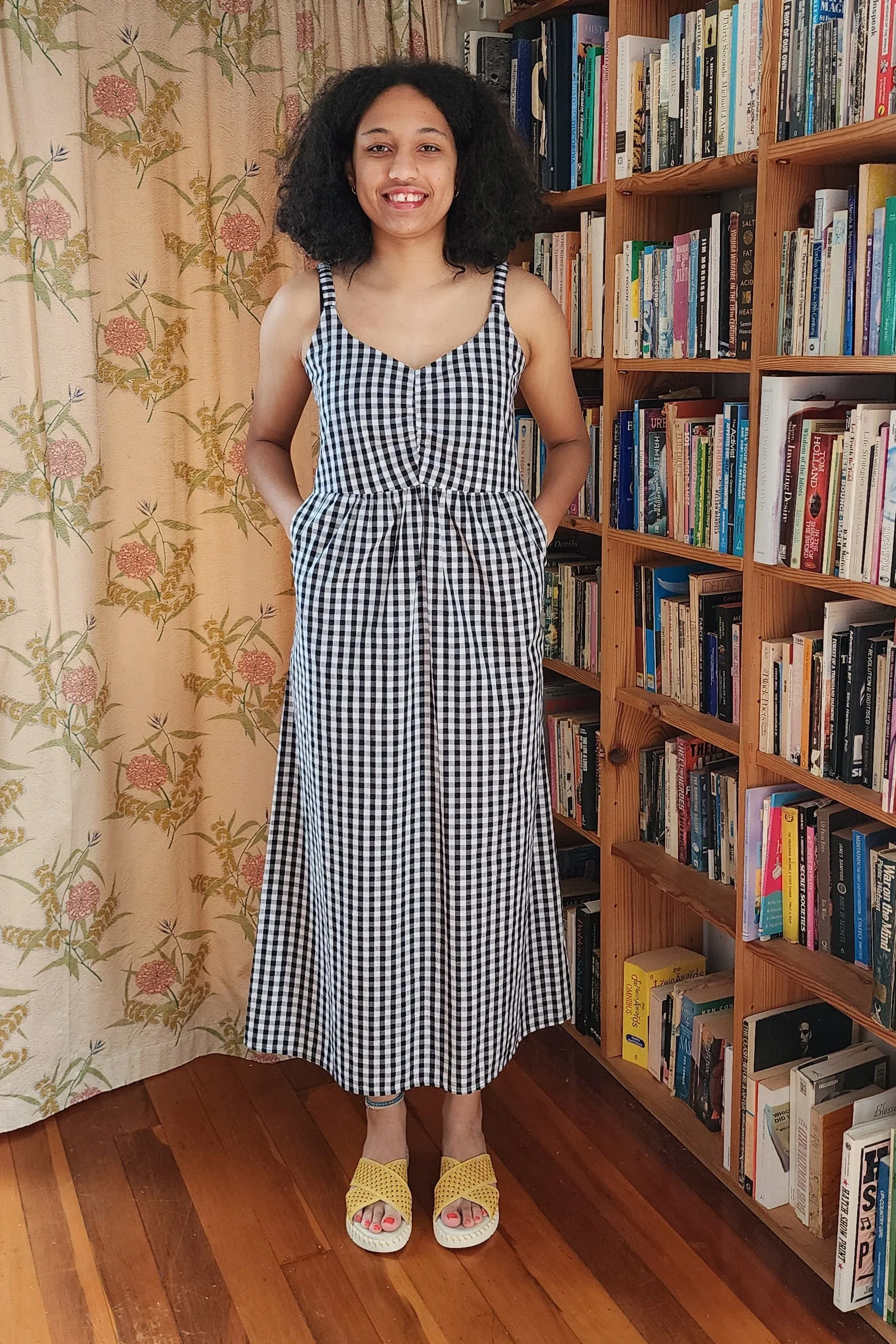 Dalston Gidget Dress Black Check