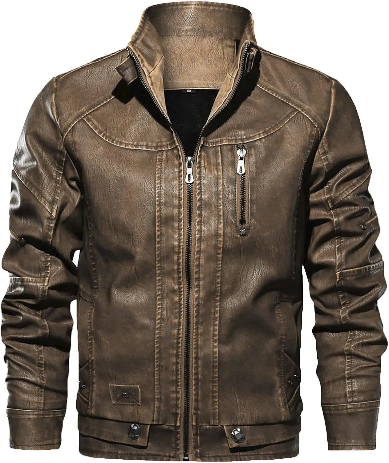 DuDubaby Men Casual Winter Warm Top Blouse Thickening Coat Outwear Top Blouse Jacket