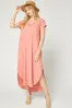 Entro Long sundress with cuffed sleeve
