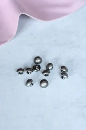Gunmetal 3/8" Shank Buttons | Pack of 10