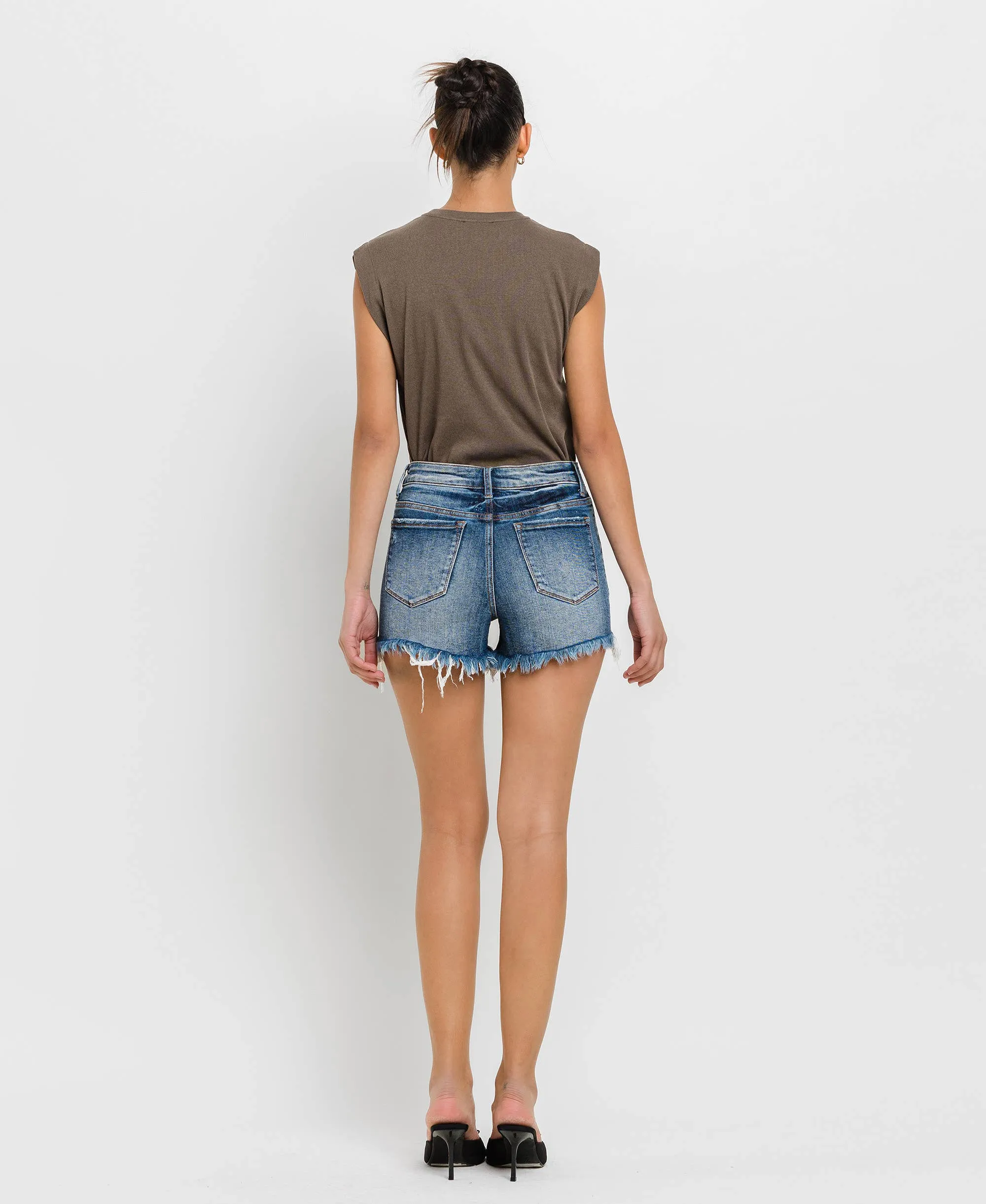HIGH Rise Denim Shorts