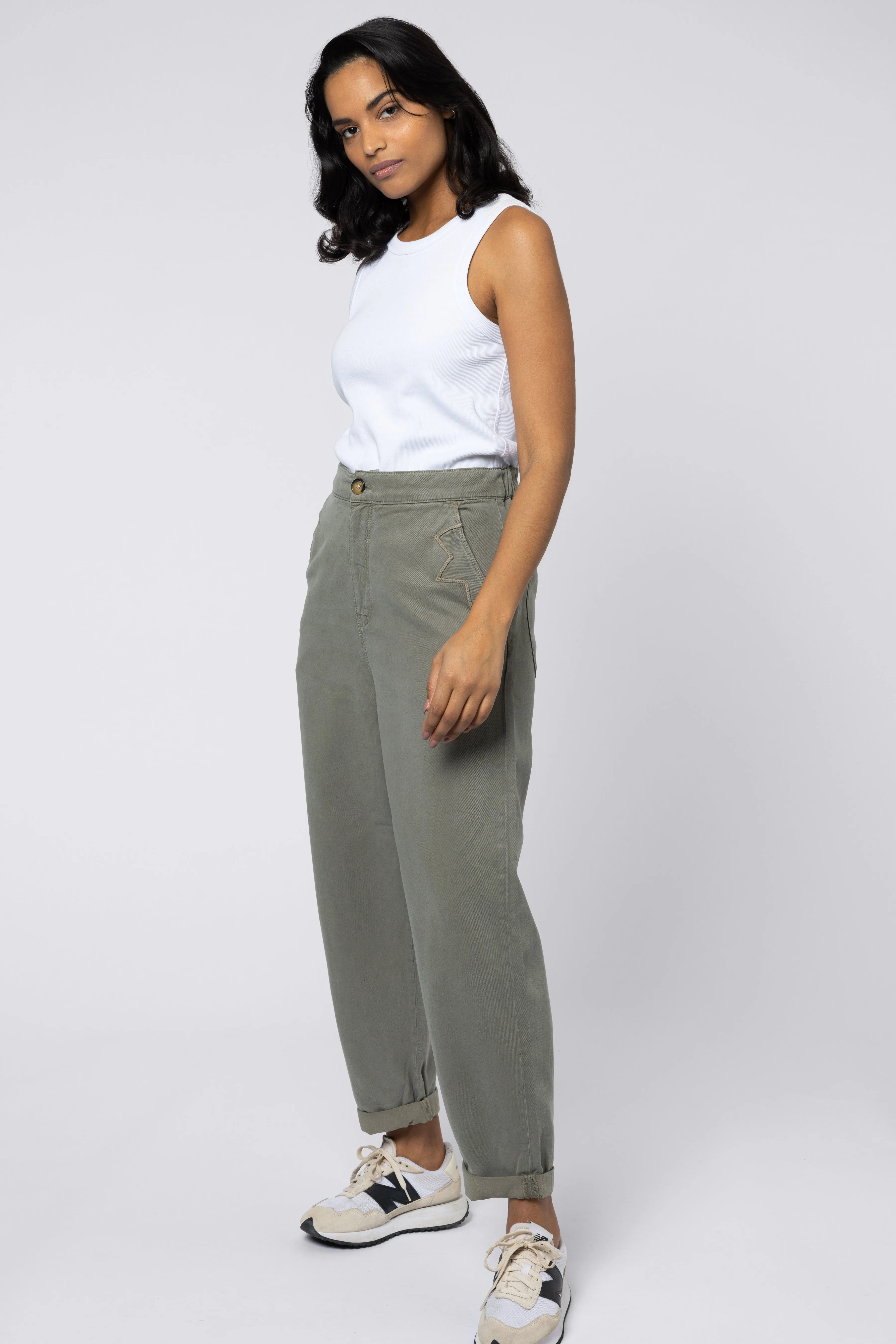 KATE CARGO TROUSER (KHAKI)