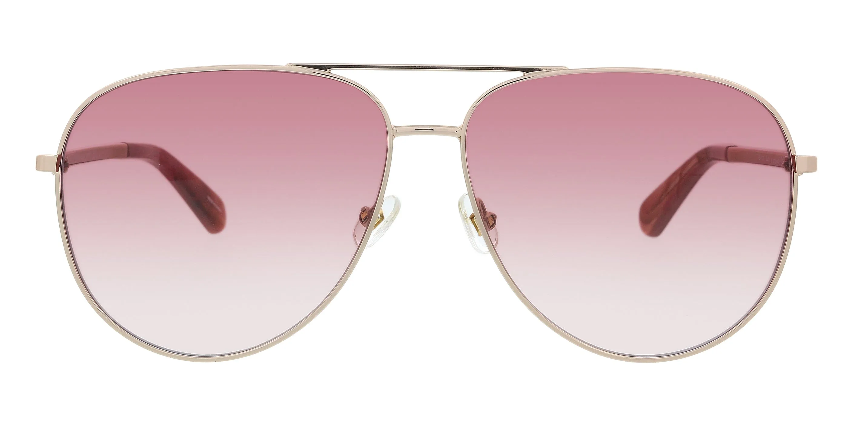 KATE SPADE ISLAGS 035J 3X Gold Aviator Sunglasses