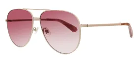 KATE SPADE ISLAGS 035J 3X Gold Aviator Sunglasses
