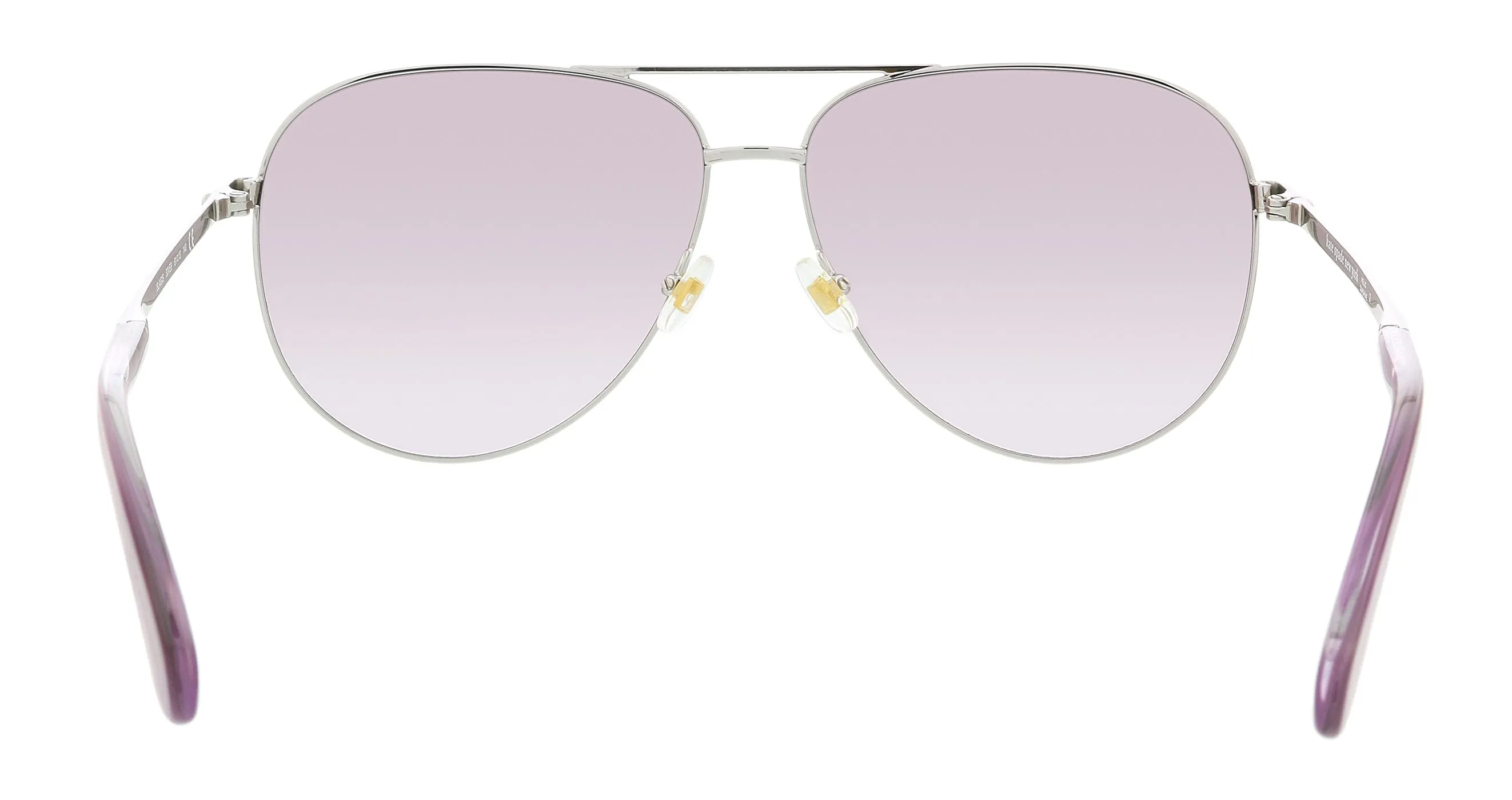 KATE SPADE ISLAGS 0B3V E8 Silver Violet Aviator Sunglasses