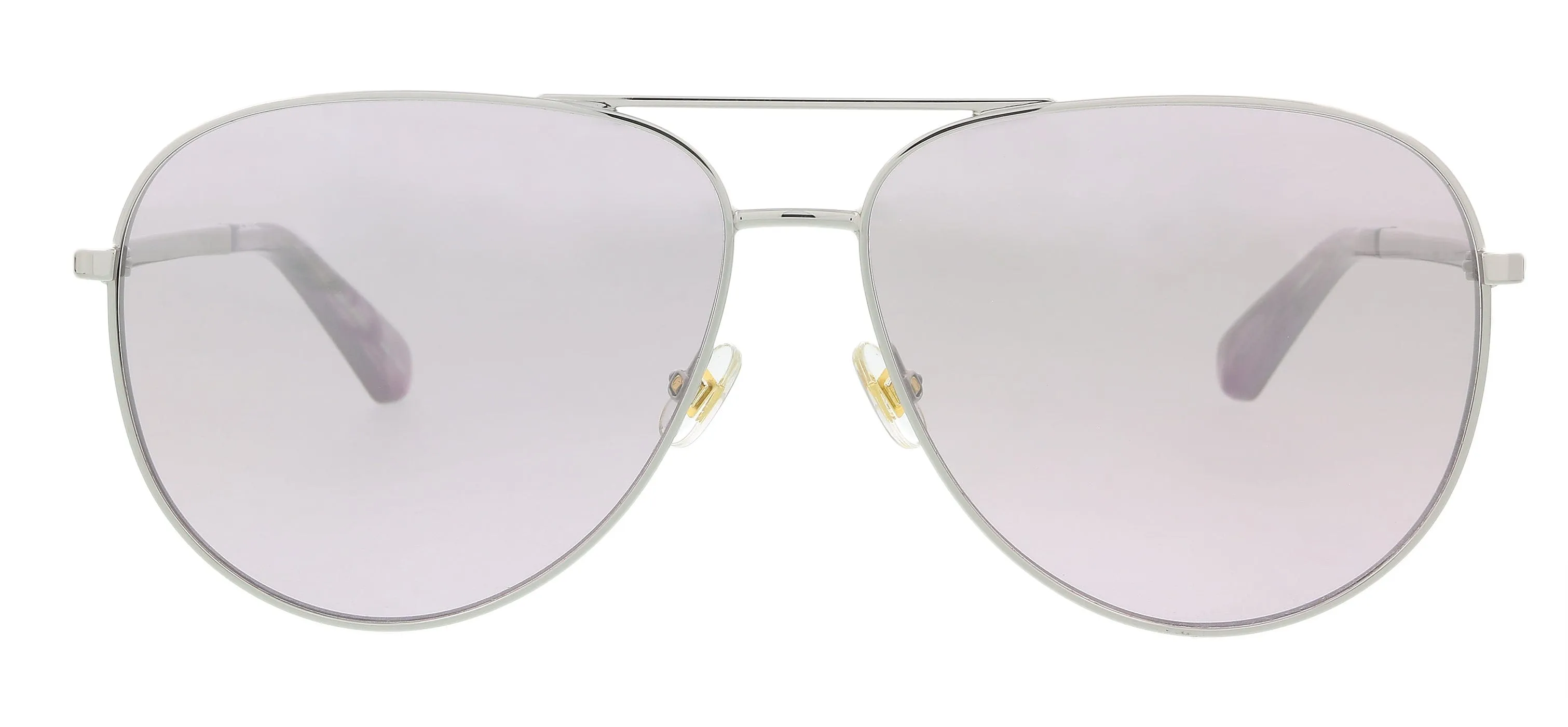 KATE SPADE ISLAGS 0B3V E8 Silver Violet Aviator Sunglasses