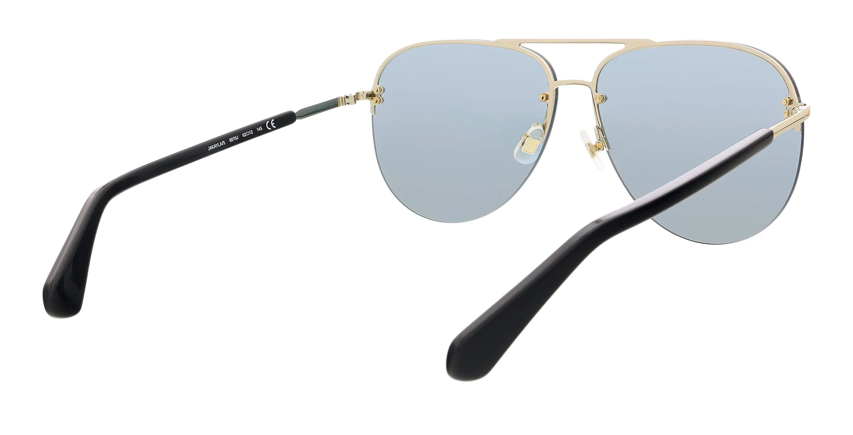 KATE SPADE JAKAYLAS 0807 0J Black Pink Aviator Sunglasses