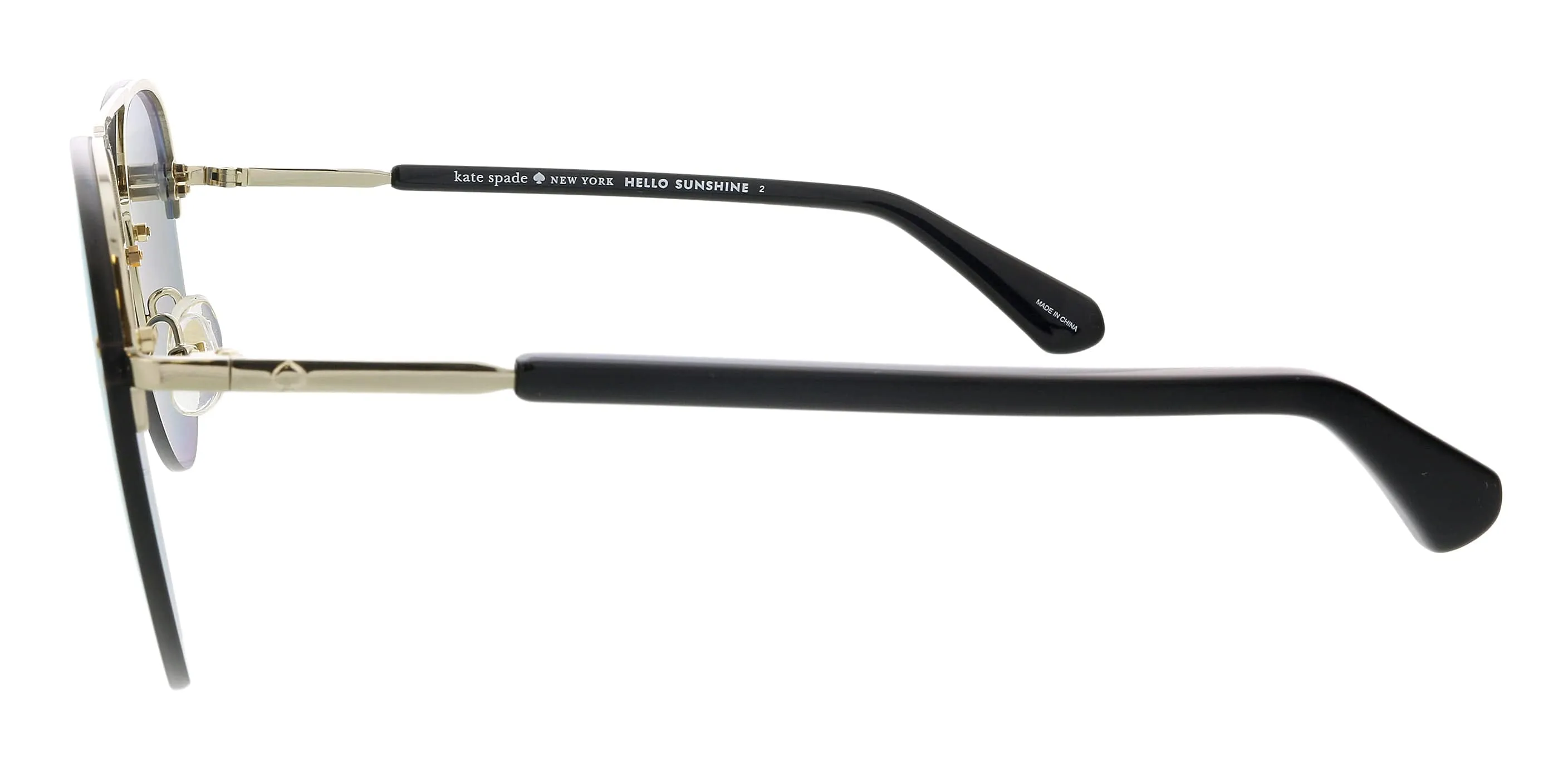 KATE SPADE JAKAYLAS 0807 0J Black Pink Aviator Sunglasses