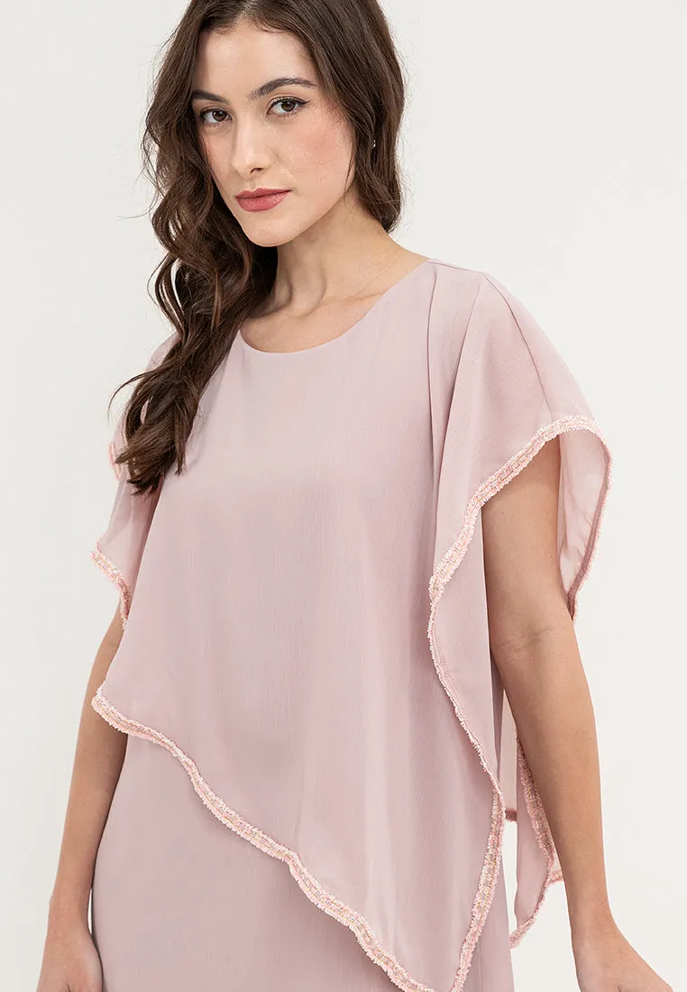 Krizia Overlay Dress with Trimmings