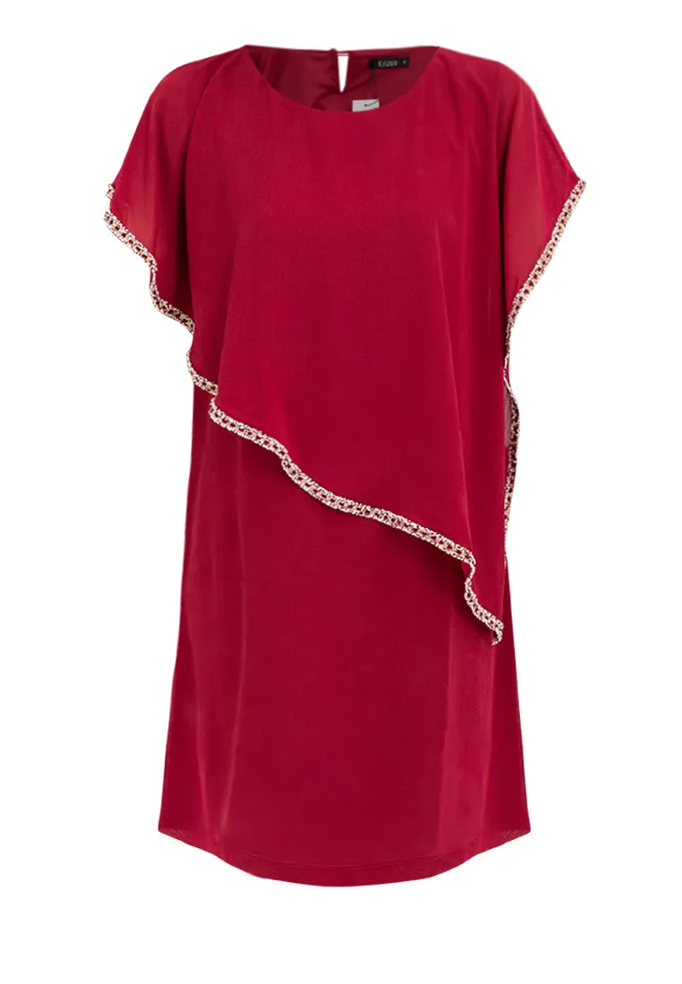 Krizia Overlay Dress with Trimmings