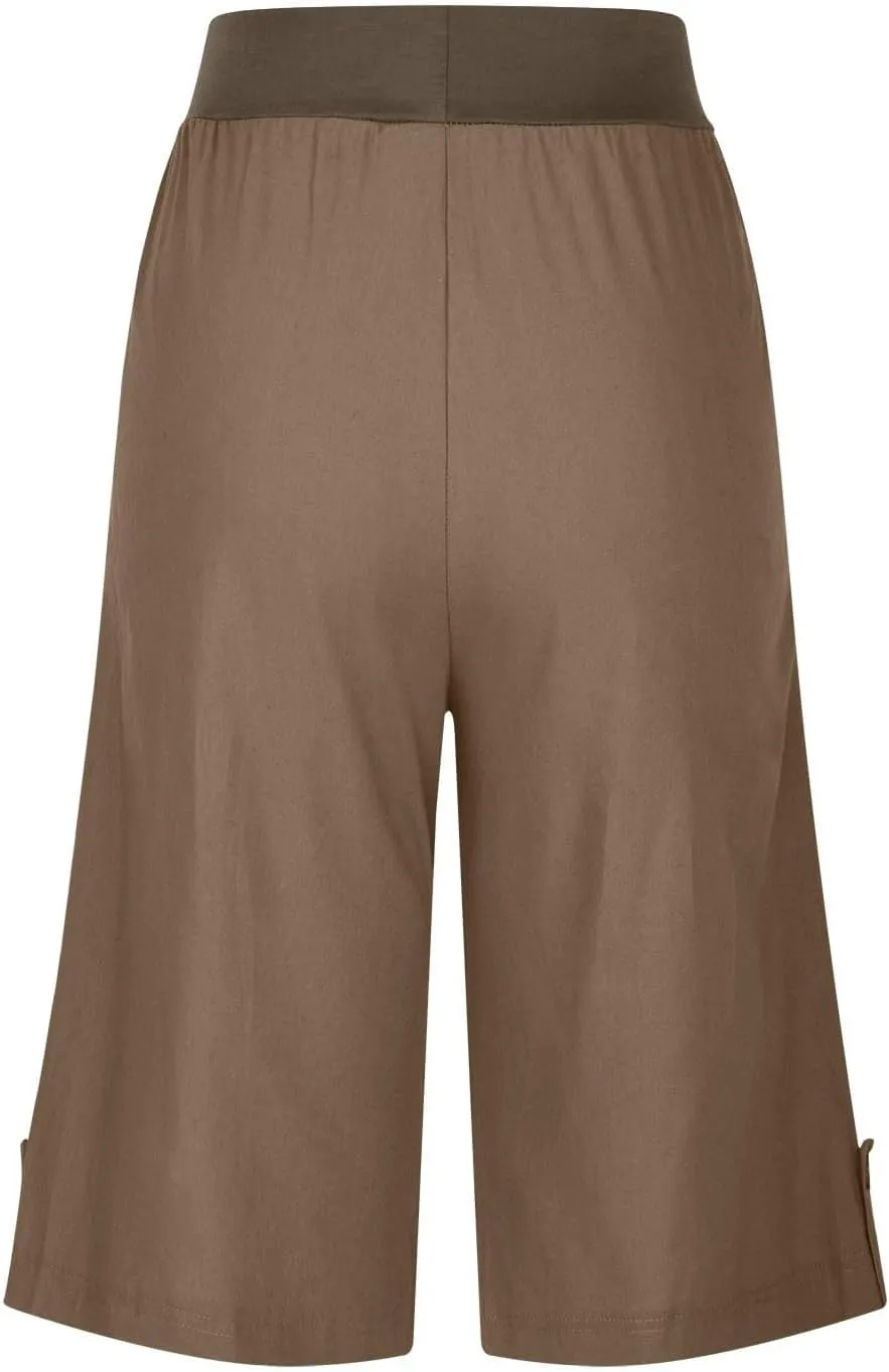 Linen Shorts for Women Summer High Waisted Bermuda Shorts Casual Loose Comfy Lounge Shorts with Pockets