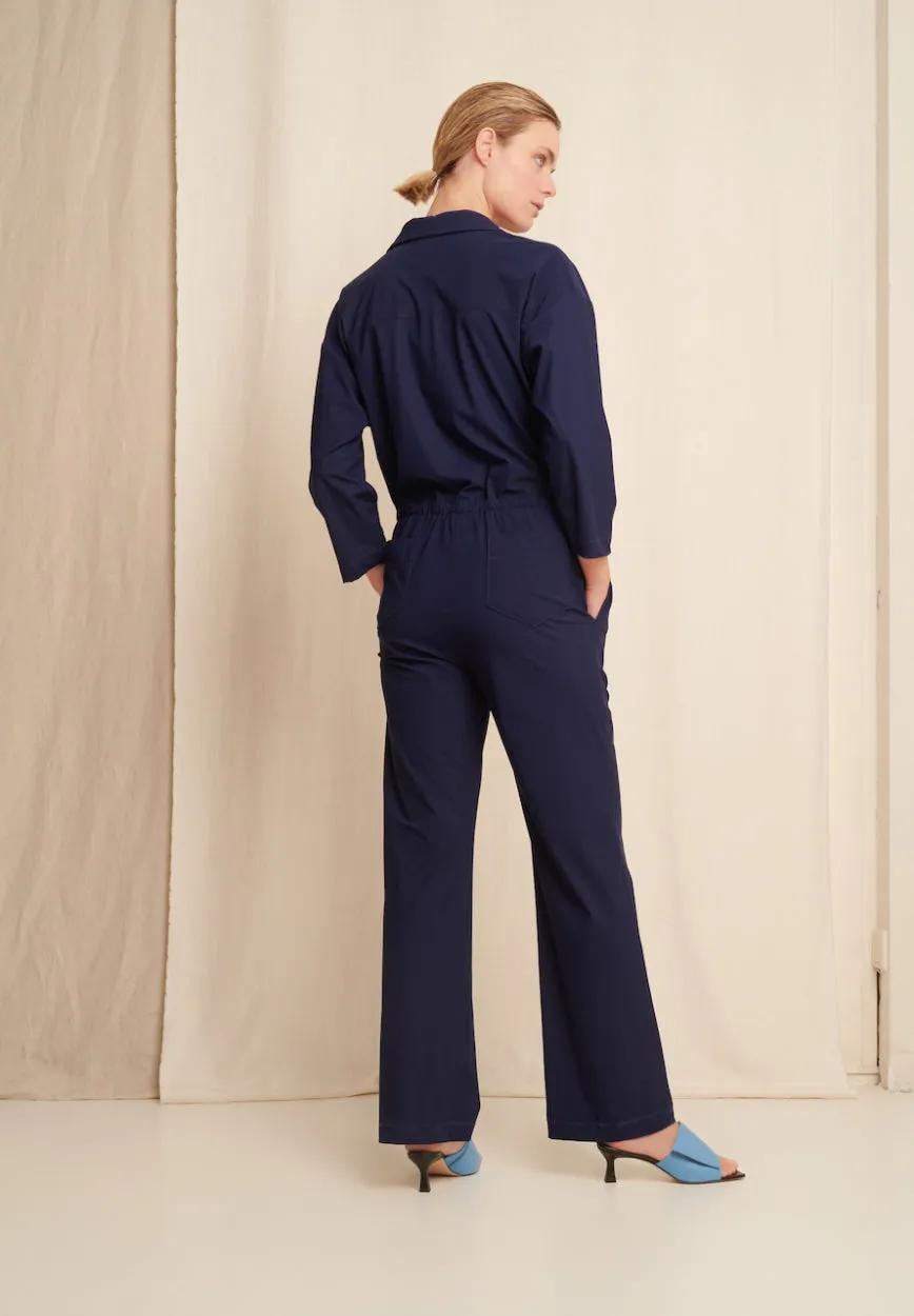 Mico Jumpsuit  Technical Jersey | Indigo