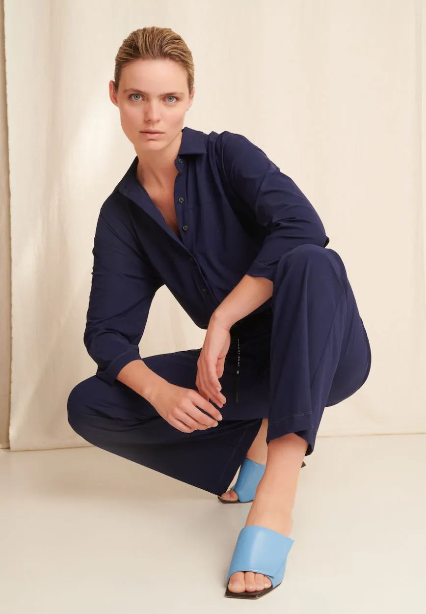 Mico Jumpsuit  Technical Jersey | Indigo