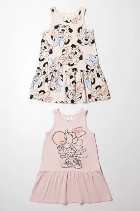 Minnie Mouse 2 Pack Dress Nude