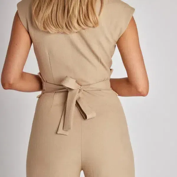 Odette – Tailored silhouette – Sleeveless jumpsuit