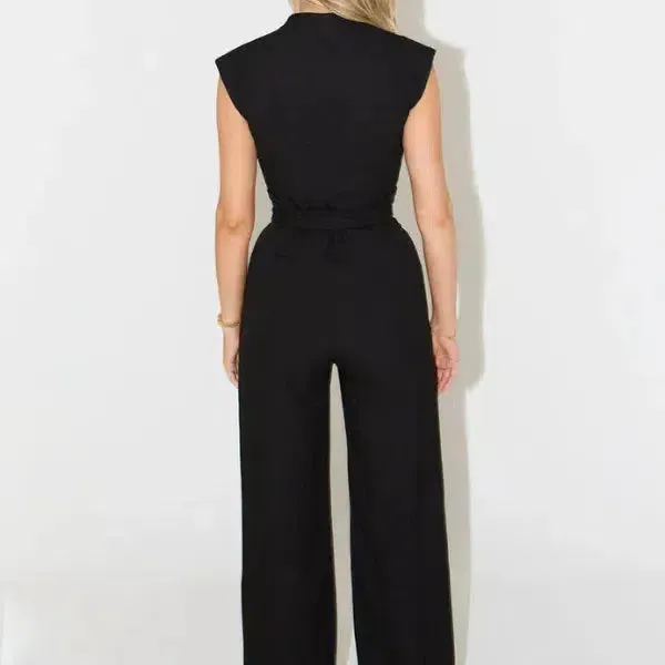 Odette – Tailored silhouette – Sleeveless jumpsuit