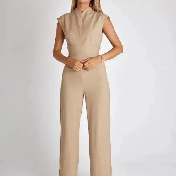 Odette – Tailored silhouette – Sleeveless jumpsuit