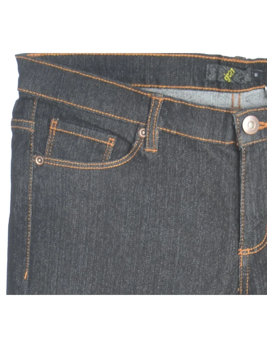 Reworked Lettie Long Denim Shorts - W33