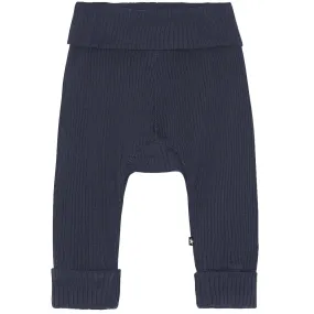 San Ribbed Baby Pants | Galaxy Blue