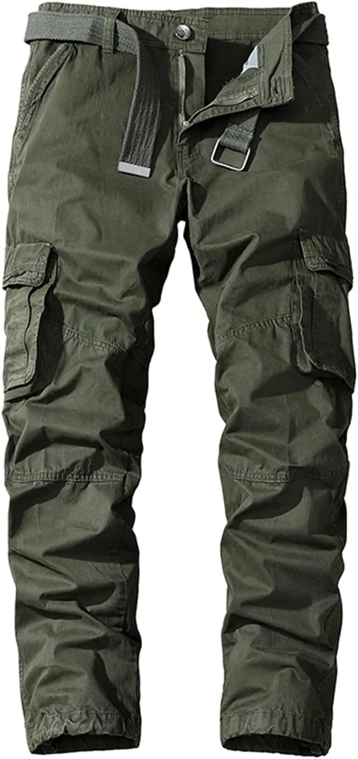 Stretchy Cargo Pants for Men Camo Tactical Pants BDU Casual Military Pants Trousers Outdoor Apparel with Multi Pockets