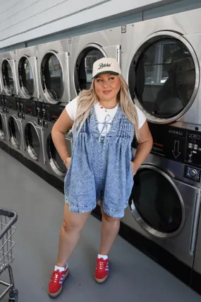 Sweet Escape Denim Romper