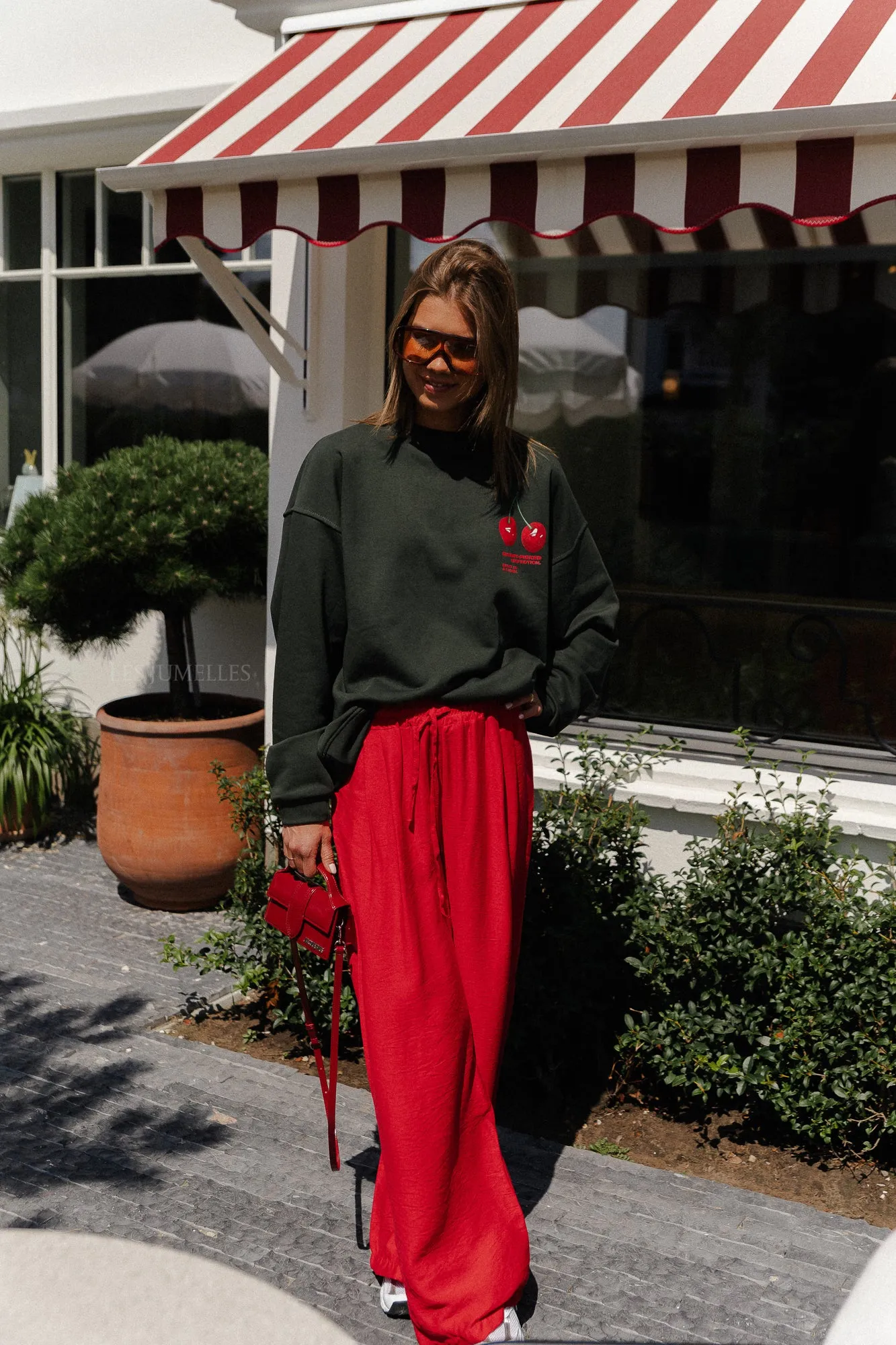 Wallis wide pants red
