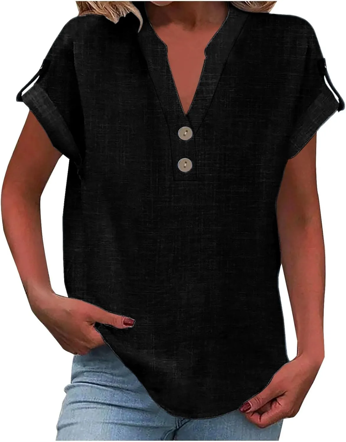 White Button Down Shirt Women Lace Elegant Shirt Fashion Solid Color Elegant Blouse Short Sleeve Comfy Soft Tee Ladies
