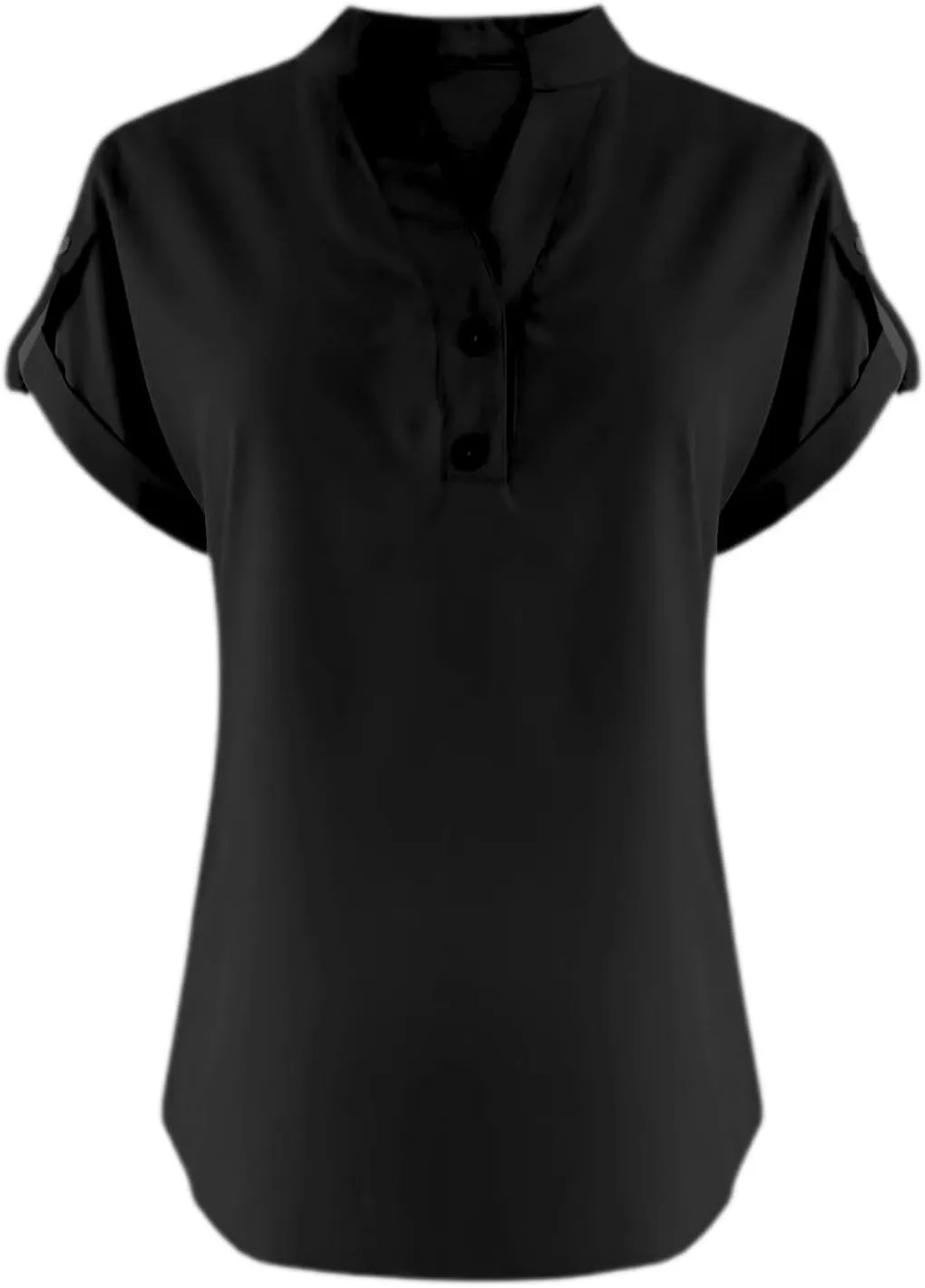 White Button Down Shirt Women Lace Elegant Shirt Fashion Solid Color Elegant Blouse Short Sleeve Comfy Soft Tee Ladies